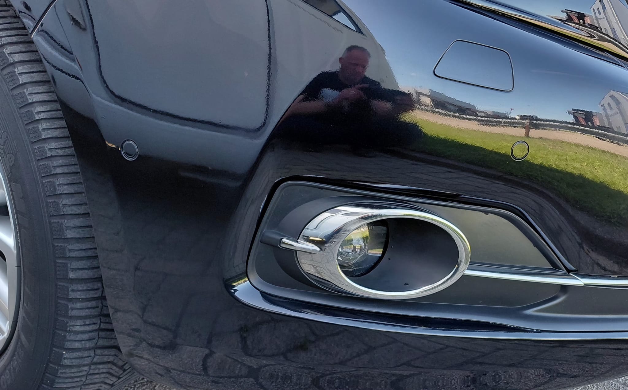 Voorbumper na spotrepair
