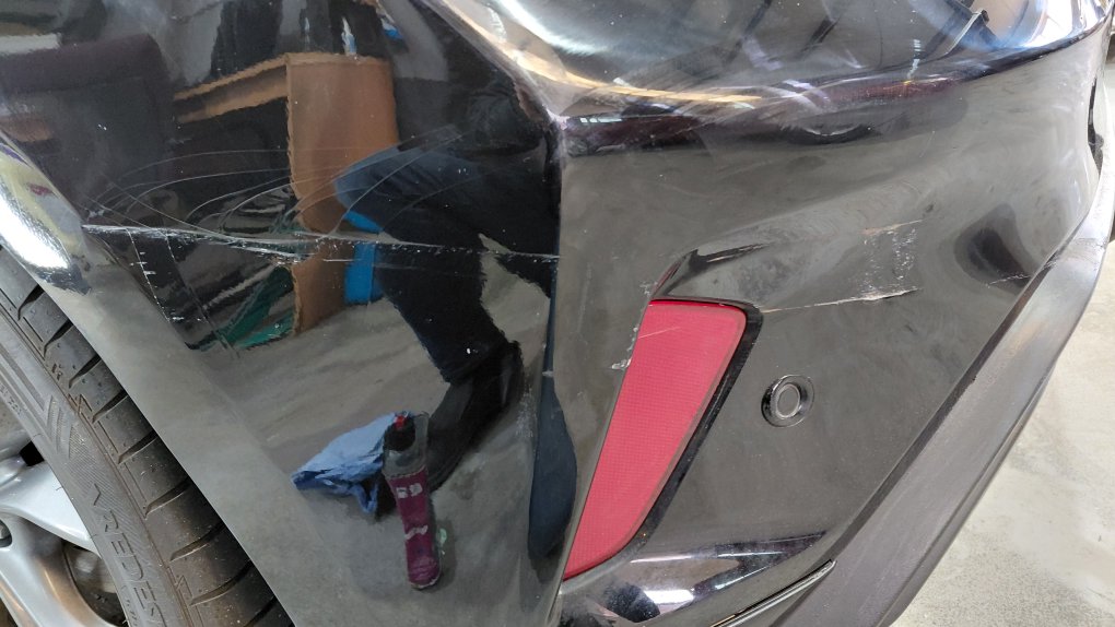 Bumperhoek voor reparatie
